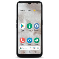 Doro 8100 Plus 15,5 cm (6.1") Double SIM Android 11 Go Edition 4G USB Type-C 2 Go 32 Go 3000 mAh Gris