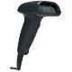 Manhattan Scanner de codes-barres CCD portable longue portée, USB, profondeur de lecture 500 mm, câble 1,5 m, lumière ambiante max. 10 000 lux, noir, garantie 3 ans