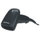 Manhattan Scanner de codes-barres CCD portable longue portée, USB, profondeur de lecture 500 mm, câble 1,5 m, lumière ambiante max. 10 000 lux, noir, garantie 3 ans