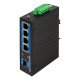 LogiLink NS204 commutateur réseau Non-géré Gigabit Ethernet (10/100/1000) Noir