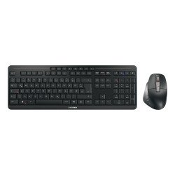 CHERRY Stream desktop ultimate clavier Souris incluse maison/bureau USB + RF Wireless + Bluetooth QWERTZ Allemand Noir