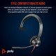 POLY Micro-casque Blackwire 3315 monaural USB-C + connexion 3,5 mm + adaptateur USB-C/A