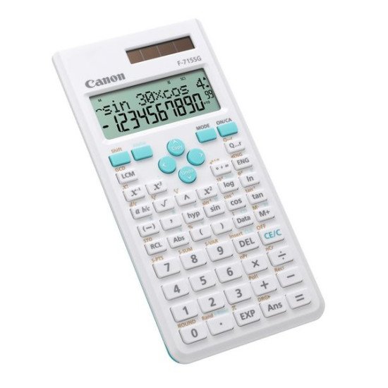 Canon F-715SG calculatrice Bureau Calculatrice scientifique Bleu, Blanc