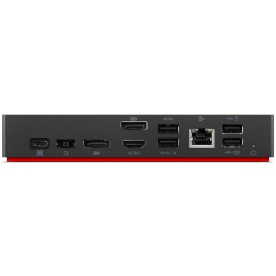 Lenovo ThinkPad Universal Thunderbolt 4 Smart Dock Avec fil Noir