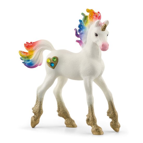 schleich BAYALA Licorne arc-en-ciel, poulain