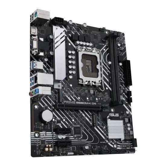 ASUS PRIME B660M-K D4 Intel B660 LGA 1700 micro ATX ASUS PRIME B660M-K D4 Intel B660 LGA 1700 micro ATX