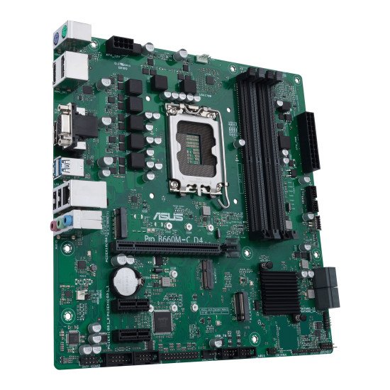 ASUS PRO B660M-C D4-CSM Intel B660 LGA 1700 micro ATX ASUS PRO B660M-C D4-CSM Intel B660 LGA 1700 micro ATX