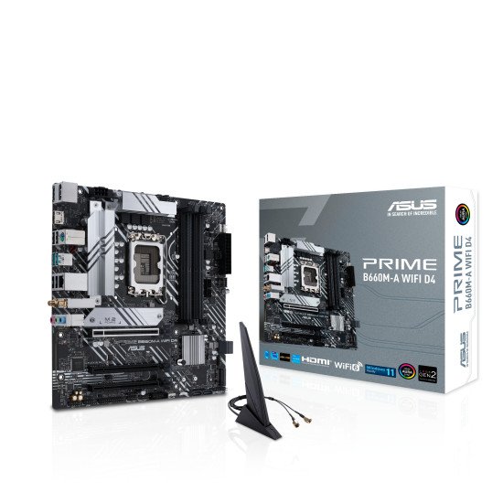 ASUS PRIME B660M-A WIFI D4 Intel B660 LGA 1700 micro ATX ASUS PRIME B660M-A WIFI D4 Intel B660 LGA 1700 micro ATX