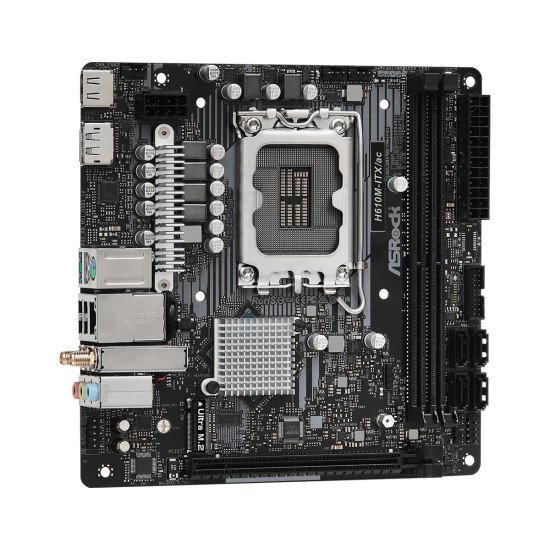 Asrock H610M-ITX/ac Intel H610 LGA 1700 Micro ITX