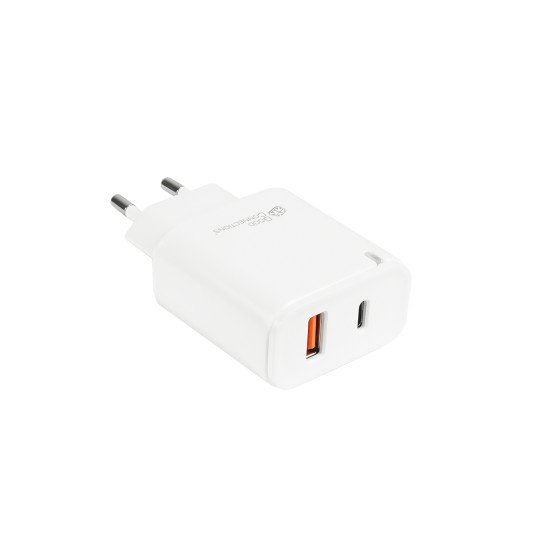 Alcasa PCA-W003W chargeur d'appareils mobiles Autres, Smartphone, Tablette, Universel Blanc Secteur Charge rapide