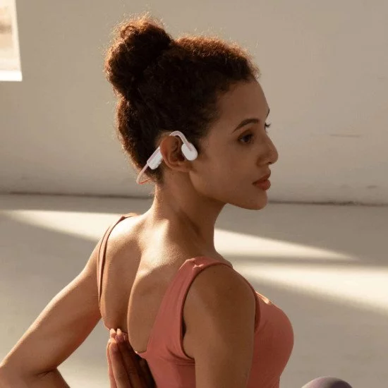 SHOKZ OpenMove Écouteurs Avec fil &sans fil Crochets auriculaires Appels/Musique USB Type-C Bluetooth Rose SHOKZ OpenMove Écouteurs Avec fil &sans fil Crochets auriculaires Appels/Musique USB Type-C Bluetooth Rose