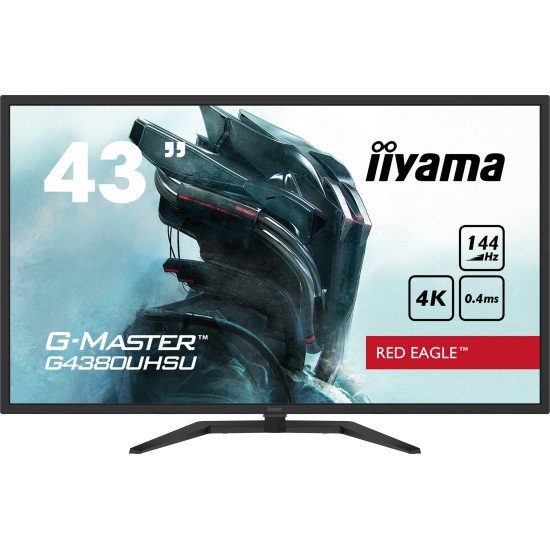 iiyama G-MASTER G4380UHSU-B1 écran plat de PC 108 cm (42.5") 3840 x 2160 pixels 4K Ultra HD LED Noir