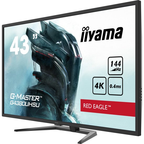 iiyama G-MASTER G4380UHSU-B1 écran plat de PC 108 cm (42.5") 3840 x 2160 pixels 4K Ultra HD LED Noir