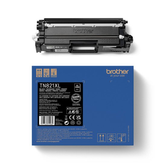 Brother TN-821XLBK Cartouche de toner 1 pièce(s) Original Noir