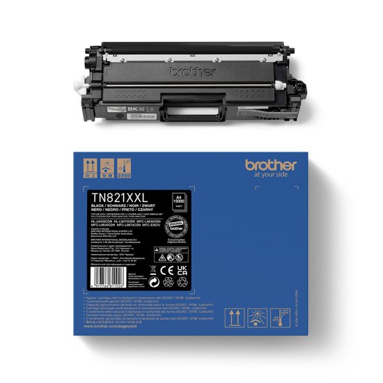 Brother TN-821XXLBK Cartouche de toner 1 pièce(s) Original Noir