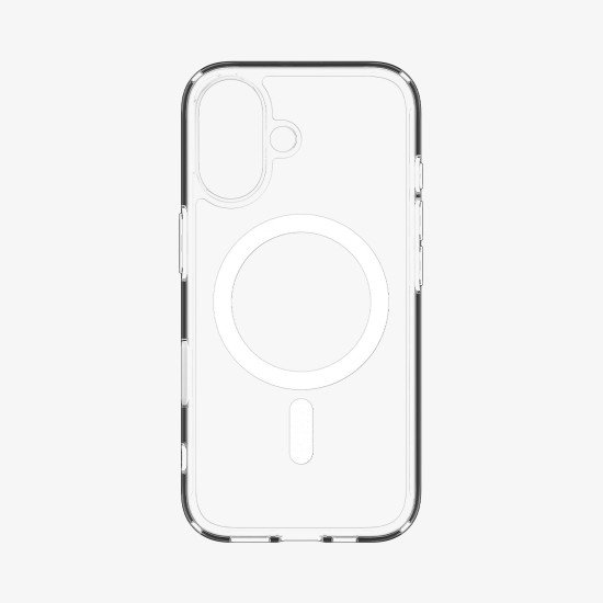 Spigen Ultra Hybrid T (MagFit + Camera Control) coque de protection pour téléphones portables 15,5 cm (6.1") Housse Transparent, Blanc
