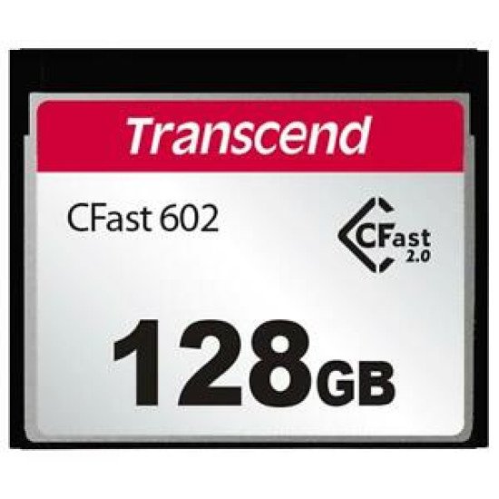 Transcend TS128GCFX602 mémoire flash 128 Go CFast 2.0