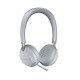 Yealink BH72 Casque Avec fil &sans fil Arceau Appels/Musique USB Type-A Bluetooth Socle de chargement Gris clair