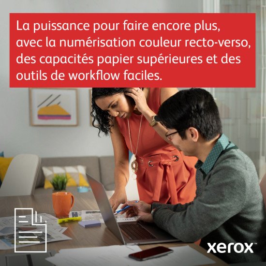 Xerox B315 copie/impression/numérisation/télécopie recto verso sans fil A4, 40 ppm, PS3 PCL5e/6, 2 magasins, 350 feuilles