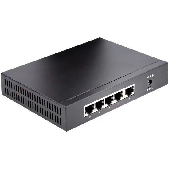 StarTech.com Switch Ethernet 2.5G - Commutateur RJ45 2,5GBASE-T Non géré -  Switch 5 ports rj45 Rétrocompatible avec les périphériques 10/100/1000Mbps  - Répartiteur Ethernet RJ45 - Switch Wifi/Réseau DS52000 pas cher