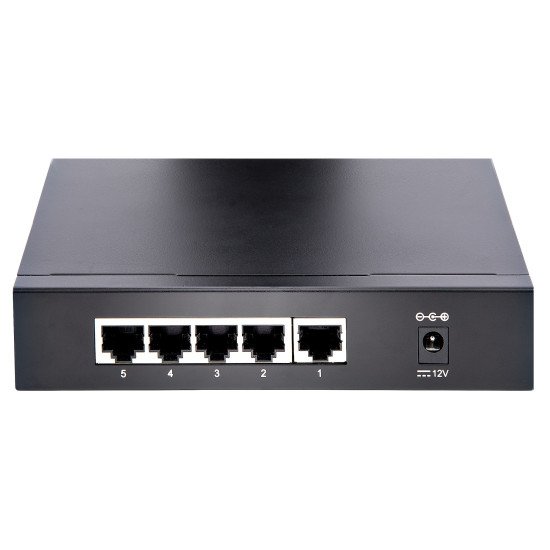 StarTech.com Switch Ethernet 2.5G - Commutateur RJ45 2,5GBASE-T Non géré - Switch 5 ports rj45 Rétrocompatible avec les périphériques 10/100/1000Mbps - Répartiteur Ethernet RJ45 - Switch Wifi/Réseau