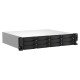 QNAP TS-1264U-RP NAS Rack (2 U) Ethernet/LAN Aluminium, Noir