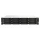 QNAP TS-1264U-RP NAS Rack (2 U) Ethernet/LAN Aluminium, Noir