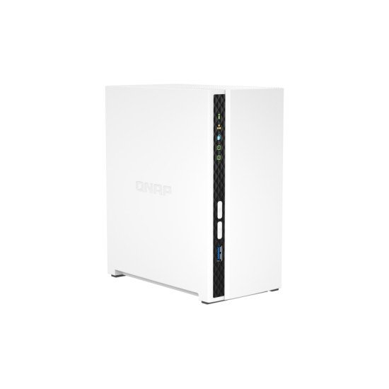 QNAP TS-233 serveur de stockage NAS Mini Tower Ethernet/LAN Blanc