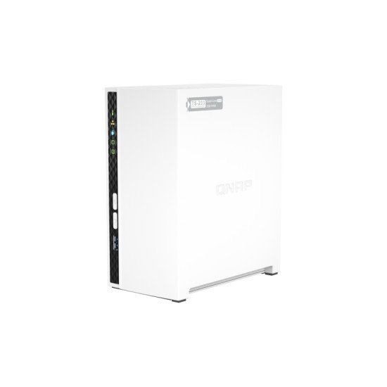 QNAP TS-233 serveur de stockage NAS Mini Tower Ethernet/LAN Blanc