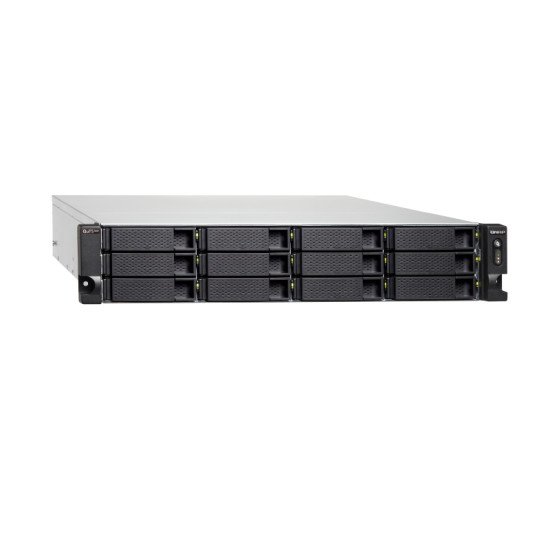 QNAP TS-h1283XU-RP NAS Rack (2 U) Ethernet/LAN Noir E-2136