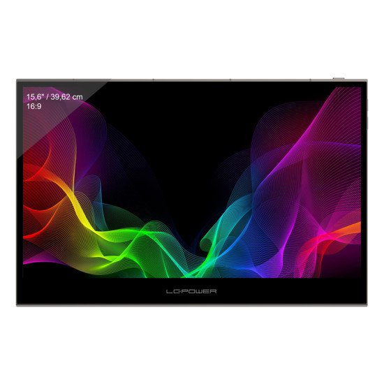 LC-Power LC-M16-4K-UHD-P-OLED écran PC 39,6 cm (15.6") 3840 x 2160 pixels 4K Ultra HD Anthracite