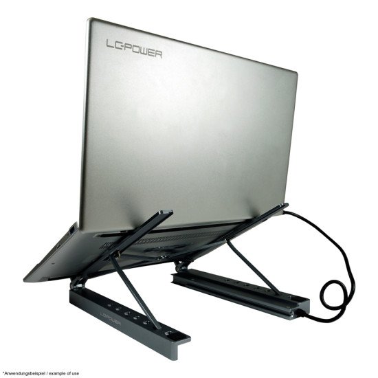 LC-Power LC-HUB-C-MULTI-STAND Support de livres Supports de Notebook Anthracite