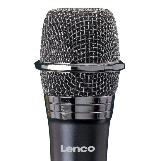 Lenco MCW-011BK microphone Noir Microphone de scène/direct Lenco MCW-011BK microphone Noir Microphone de scène/direct