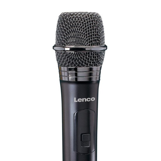 Lenco MCW-011BK microphone Noir Microphone de scène/direct