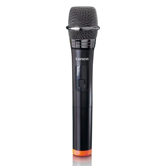 Lenco MCW-011BK microphone Noir Microphone de scène/direct Lenco MCW-011BK microphone Noir Microphone de scène/direct