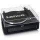 Lenco LS-430BK platine Tourne-disque entraîné par courroie Noir