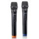 Lenco MCW-020BK microphone Noir Microphone de scène/direct