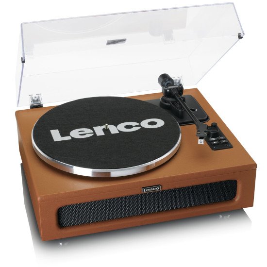 Lenco LS-430BN Tourne-disque entraîné par courroie Marron