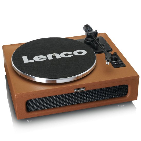 Lenco LS-430BN Tourne-disque entraîné par courroie Marron