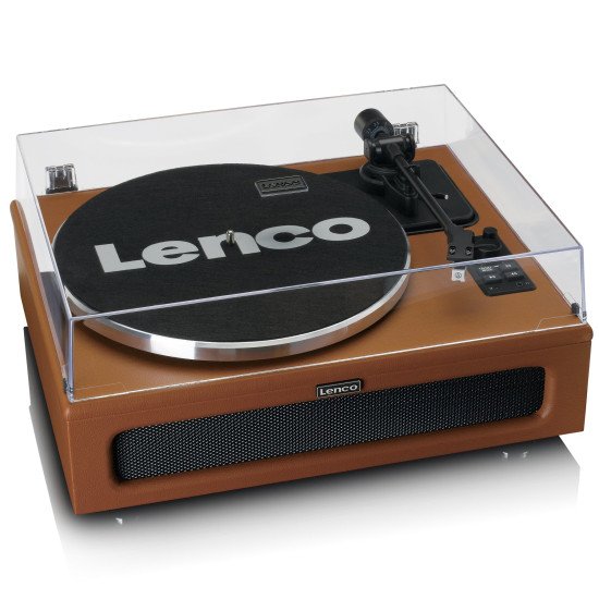 Lenco LS-430BN Tourne-disque entraîné par courroie Marron