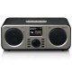 Lenco DIR-141BK Radio portable Internet Noir, Argent