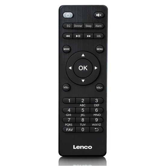 Lenco DIR-141BK Radio portable Internet Noir, Argent