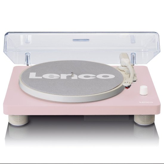 Lenco LS-50PK Tourne-disque entraîné par courroie Rose