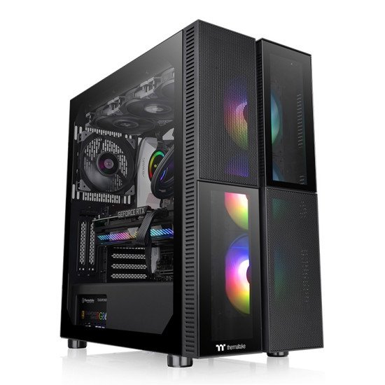 Thermaltake Versa T26 TG ARGB Midi Tower Noir Thermaltake Versa T26 TG ARGB Midi Tower Noir