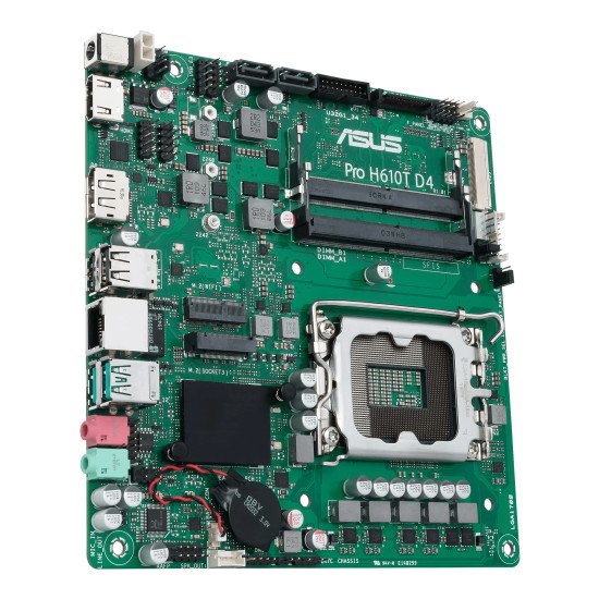 ASUS Pro H610T D4-CSM Intel H610 LGA 1700 mini ITX ASUS Pro H610T D4-CSM Intel H610 LGA 1700 mini ITX