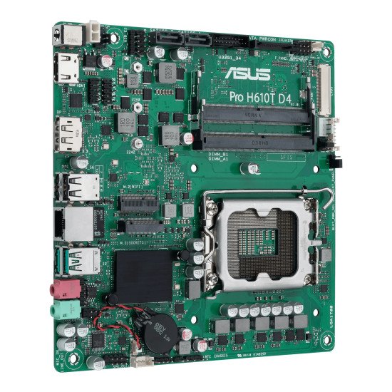 ASUS Pro H610T D4-CSM Intel H610 LGA 1700 mini ITX ASUS Pro H610T D4-CSM Intel H610 LGA 1700 mini ITX
