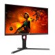 AOC G3 U27G3X écran PC 68,6 cm (27") 3840 x 2160 pixels 4K Ultra HD LED Noir, Rouge