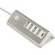 Brennenstuhl 1508230 chargeur d'appareils mobiles Acier inoxydable, Blanc Intérieure Brennenstuhl 1508230 chargeur d'appareils mobiles Acier inoxydable, Blanc Intérieure