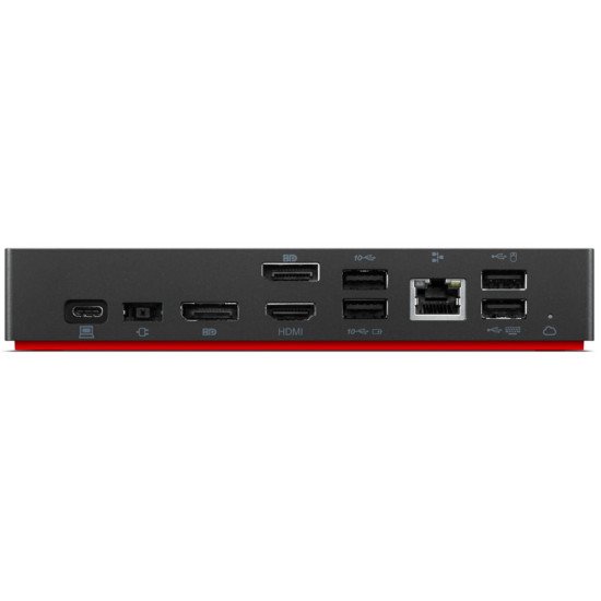 Lenovo ThinkPad Universal USB-C Smart Dock Avec fil Thunderbolt 4 Noir