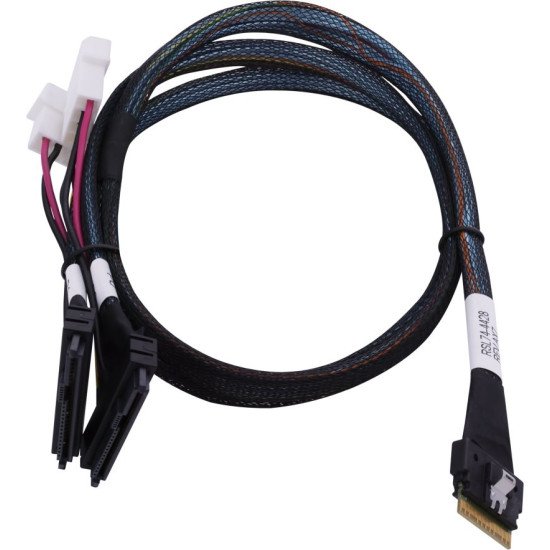 Microchip Technology 2305500-R câble Serial Attached SCSI (SAS) 0,8 m Noir, Multicolore Microchip Technology 2305500-R câble Serial Attached SCSI (SAS) 0,8 m Noir, Multicolore